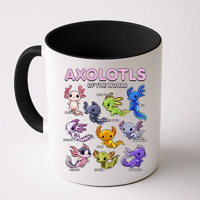 Axolotl Kawaii Axolotls Of The World Axolotl Animals Mug