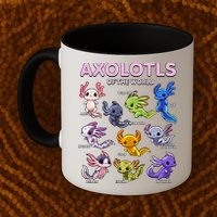 Axolotl Kawaii Axolotls Of The World Axolotl Animals Mug