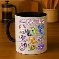 Axolotl Kawaii Axolotls Of The World Axolotl Animals Mug