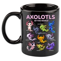 Axolotl Kawaii Axolotls Of The World Axolotl Animals 11oz C Handle Ceramic Mug