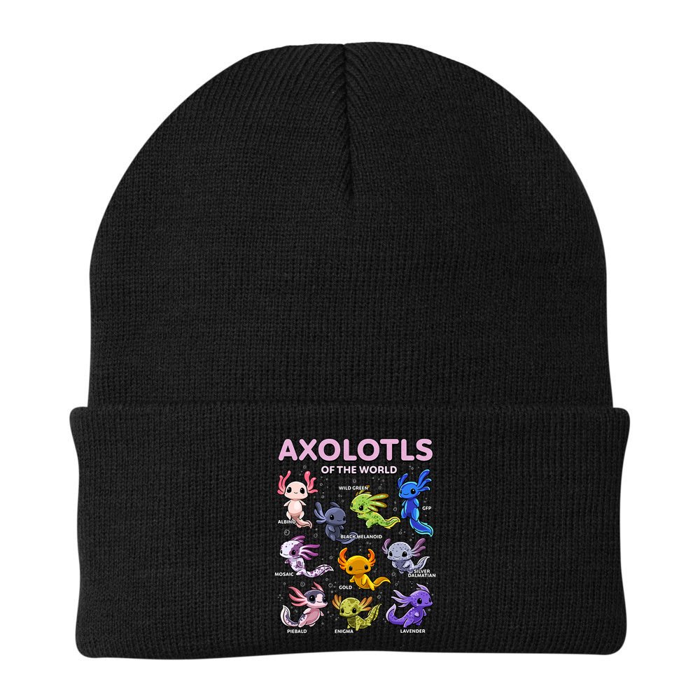 Axolotl Kawaii Axolotls Of The World Axolotl Animals Beanie