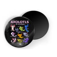Axolotl Kawaii Axolotls Of The World Axolotl Animals Magnet