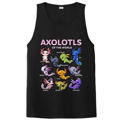 Axolotl Kawaii Axolotls Of The World Axolotl Animals PosiCharge Competitor Tank