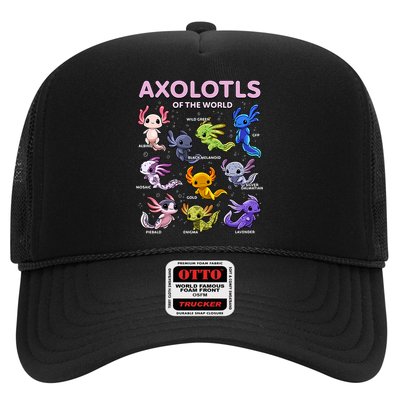 Axolotl Kawaii Axolotls Of The World Axolotl Animals Trucker Hat