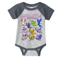 Axolotl Kawaii Axolotls Of The World Axolotl Animals Infant Baby Jersey Bodysuit