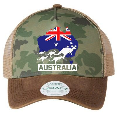 Australia Kangaroo Legacy Tie Dye Trucker Hat