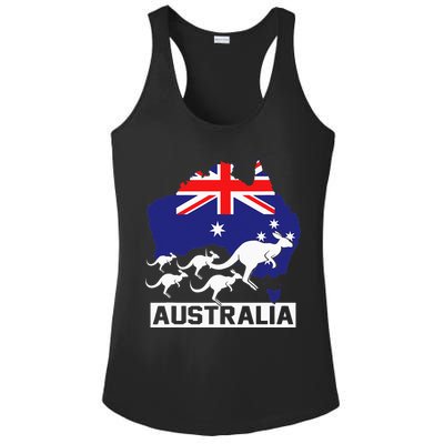 Australia Kangaroo Ladies PosiCharge Competitor Racerback Tank