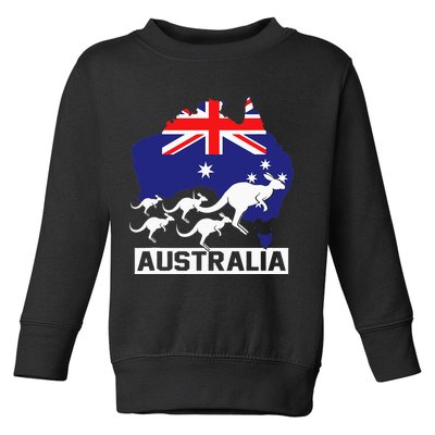 Australia Kangaroo Toddler Sweatshirt