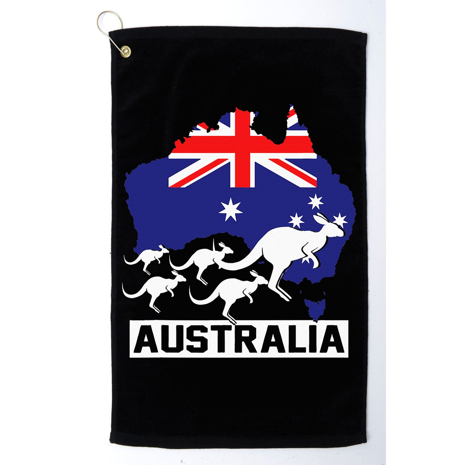 Australia Kangaroo Golf Towel