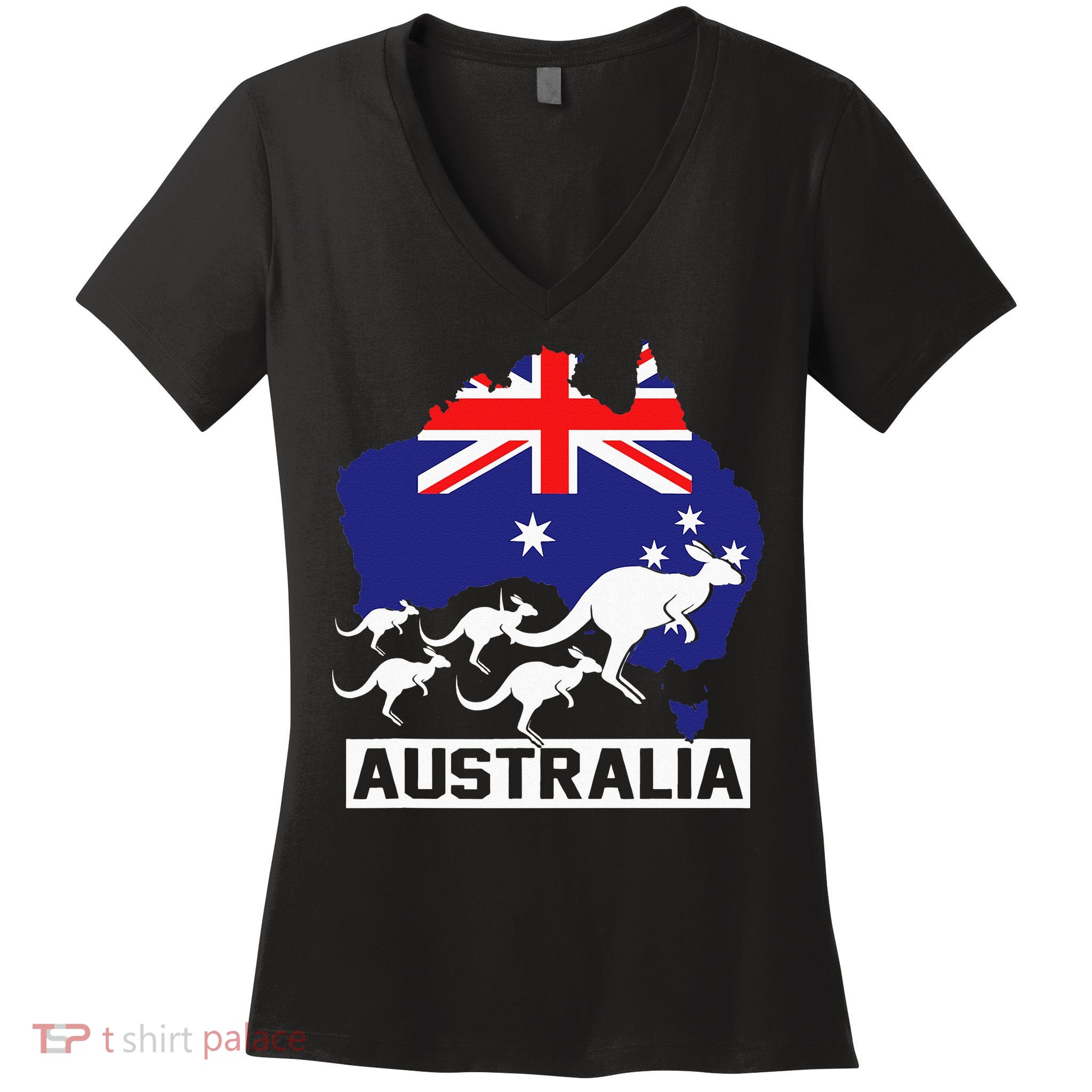 Australia Kangaroo Women's V-Neck T-Shirt