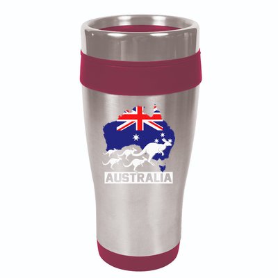 Australia Kangaroo 16oz Travel Tumbler