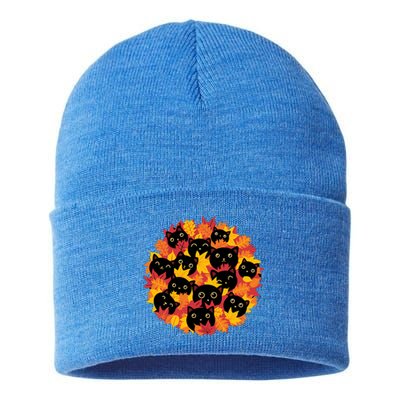 Autumn Kittens Sustainable Knit Beanie