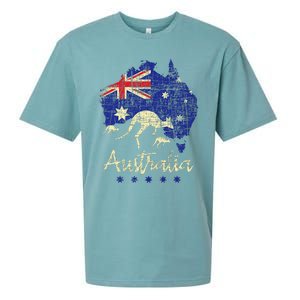 Australia Kangaroo Australian Lover Wildlife Zoo Animal Sueded Cloud Jersey T-Shirt