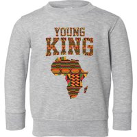 African King Art Kente Cloth African Print Toddler Sweatshirt