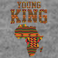 African King Art Kente Cloth African Print Toddler Sweatshirt