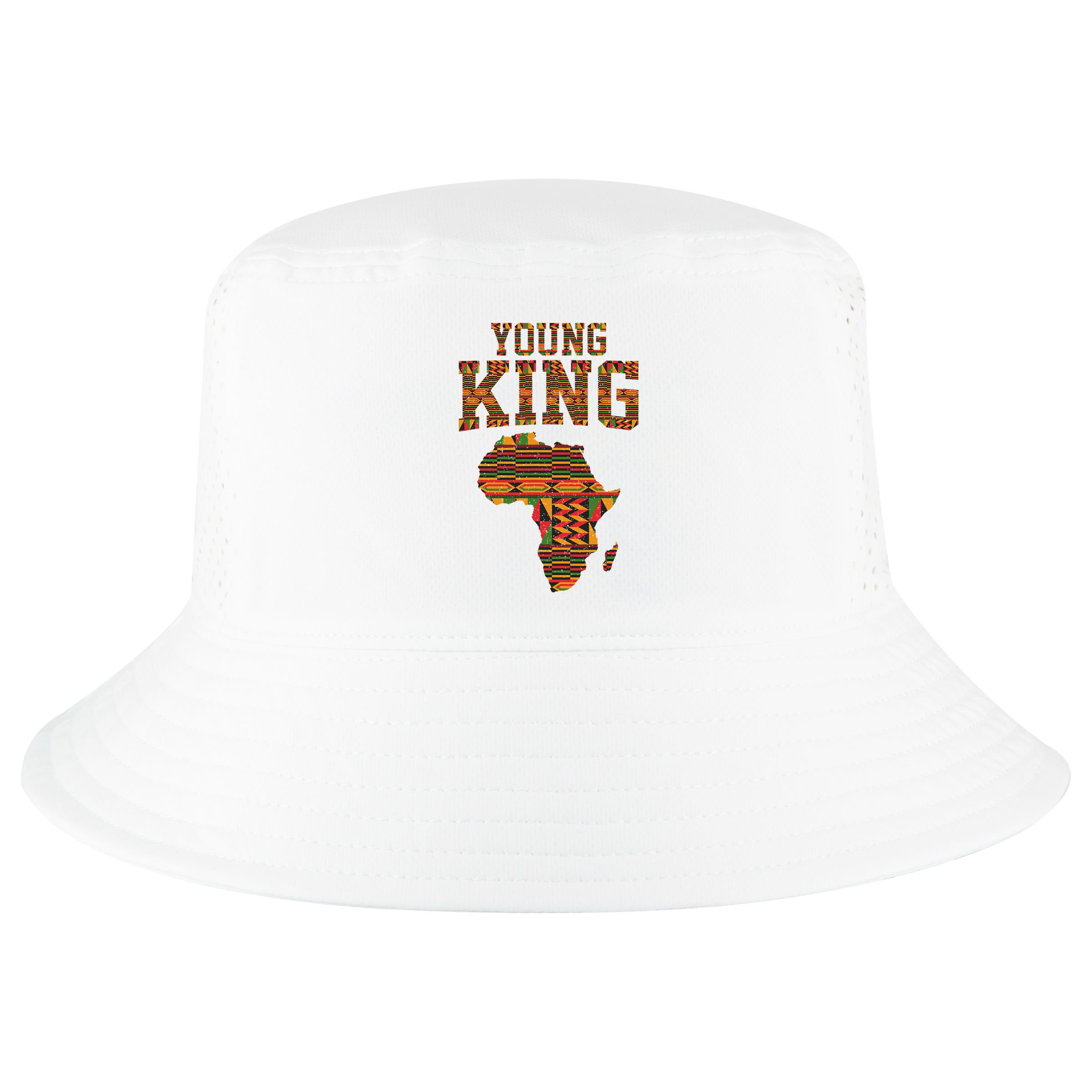 African King Art Kente Cloth African Print Cool Comfort Performance Bucket Hat