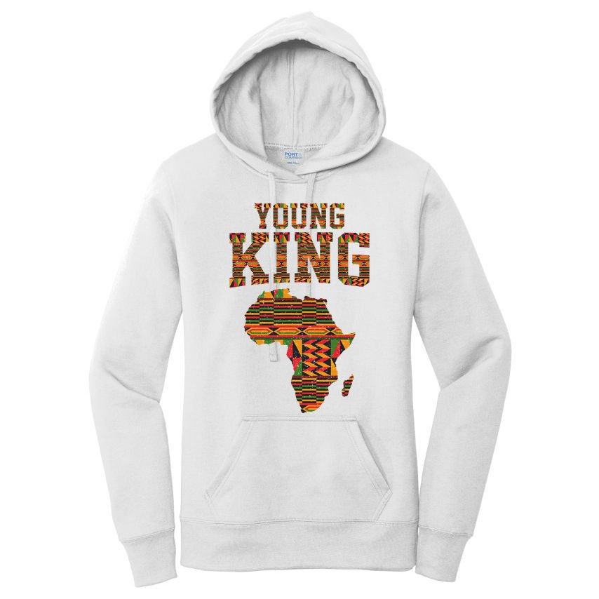 African King Art Kente Cloth African Print Women's Pullover Hoodie