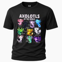 Axolotl Kawaii Axolotls Of The World Axolotl Animals Performance Shirt