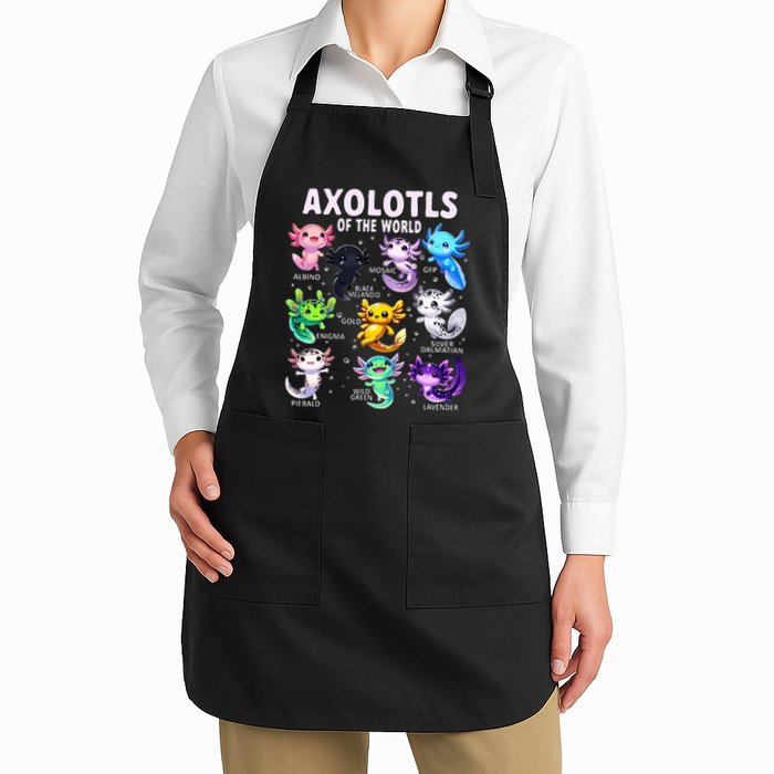 Axolotl Kawaii Axolotls Of The World Axolotl Animals Apron