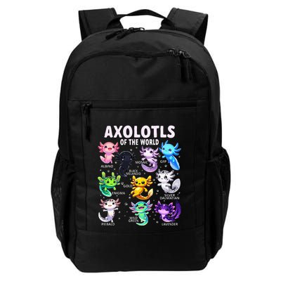 Axolotl Kawaii Axolotls Of The World Axolotl Animals Backpack
