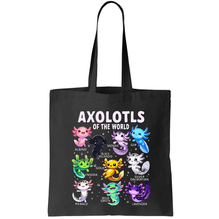 Axolotl Kawaii Axolotls Of The World Axolotl Animals Bag