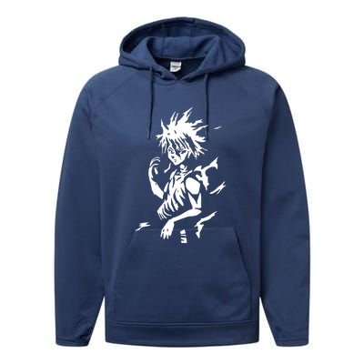 A7 Killua Assassin Lightning Aura Hunter Performance Fleece Hoodie