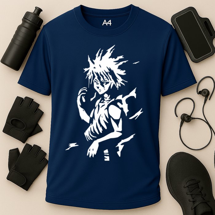 A7 Killua Assassin Lightning Aura Hunter Performance Shirt