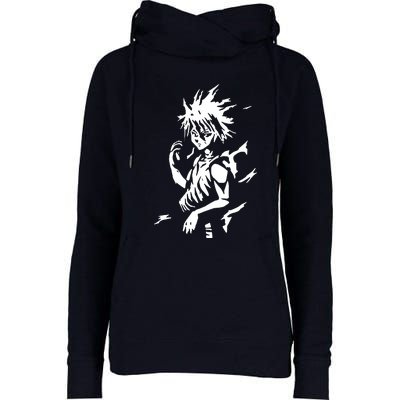 A7 Killua Assassin Lightning Aura Hunter Womens Funnel Neck Pullover Hood