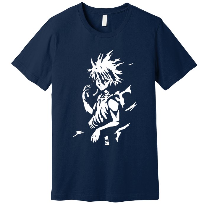 A7 Killua Assassin Lightning Aura Hunter Premium T-Shirt