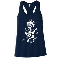 A7 Killua Assassin Lightning Aura Hunter Women's Racerback Tank