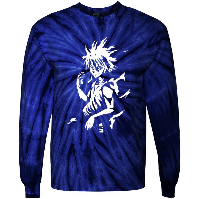 A7 Killua Assassin Lightning Aura Hunter Tie-Dye Long Sleeve Shirt