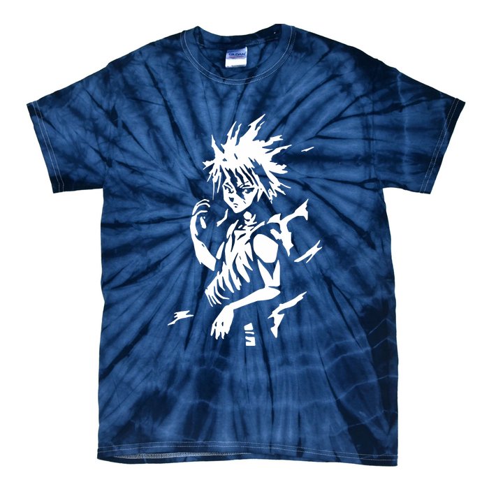 A7 Killua Assassin Lightning Aura Hunter Tie-Dye T-Shirt