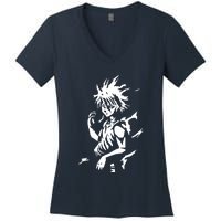 A7 Killua Assassin Lightning Aura Hunter Women's V-Neck T-Shirt