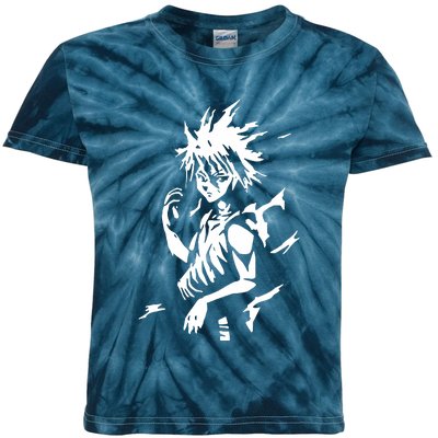 A7 Killua Assassin Lightning Aura Hunter Kids Tie-Dye T-Shirt