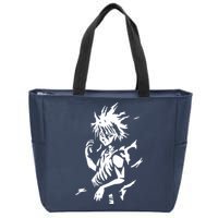 A7 Killua Assassin Lightning Aura Hunter Zip Tote Bag