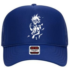 A7 Killua Assassin Lightning Aura Hunter High Crown Mesh Back Trucker Hat