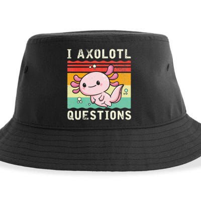 Axolotl Kawaii Axolotls Of The World Axolotl Animals Sustainable Bucket Hat