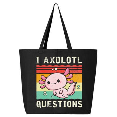 Axolotl Kawaii Axolotls Of The World Axolotl Animals 25L Jumbo Tote