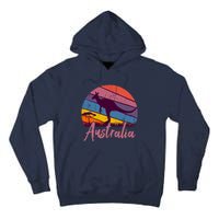 Australia Kangaroo Aussie Australian Souvenir Tourist Retro Tall Hoodie