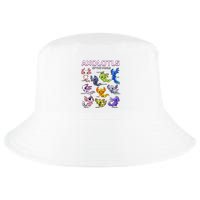 Axolotl Kawaii Axolotls Of The World Axolotl Animals Cool Comfort Performance Bucket Hat