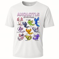 Axolotl Kawaii Axolotls Of The World Axolotl Animals Performance Shirt
