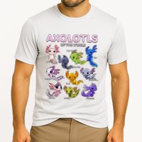 Axolotl Kawaii Axolotls Of The World Axolotl Animals Performance Shirt