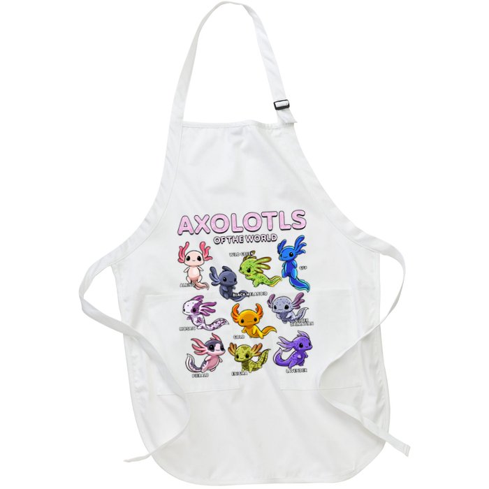 Axolotl Kawaii Axolotls Of The World Axolotl Animals Apron