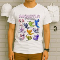Axolotl Kawaii Axolotls Of The World Axolotl Animals T-Shirt