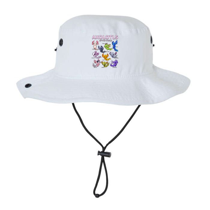 Axolotl Kawaii Axolotls Of The World Axolotl Animals Bucket Hat