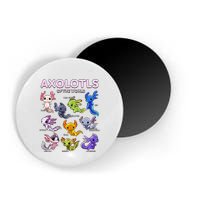 Axolotl Kawaii Axolotls Of The World Axolotl Animals Magnet