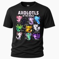 Axolotl Kawaii Axolotls Of The World Axolotl Animals Performance Shirt