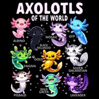 Axolotl Kawaii Axolotls Of The World Axolotl Animals Impact Tech Backpack