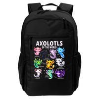 Axolotl Kawaii Axolotls Of The World Axolotl Animals Backpack