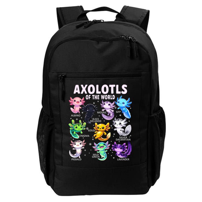 Axolotl Kawaii Axolotls Of The World Axolotl Animals Backpack